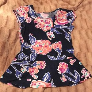 Lilly Pulitzer peplum top